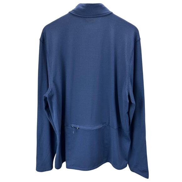 Ten Thousand Mock Neck Over Zip Midlayer Men's Big & Tall Size XXL Navy Polartec - Picture 3 of 8